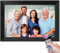 UCMDA Marco de Fotos Digital - IPS 10,1 Pulgadas Marco Digital FHD, Soporte para USB/Fotos/Música/Vídeo, 1280x800, Rotación Automática, Control Remoto/Reloj/Calendario