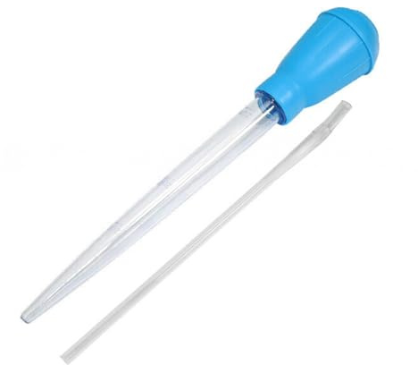 3-piece set long dropper Aquarium syringe Aquarium dropper pipette Coral Feeder Aquarium liquid pipette for Marine fish and coral reef aquariums