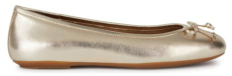Geox Damen D Charlene C Ballet Flat, Lt Gold, 40 EU