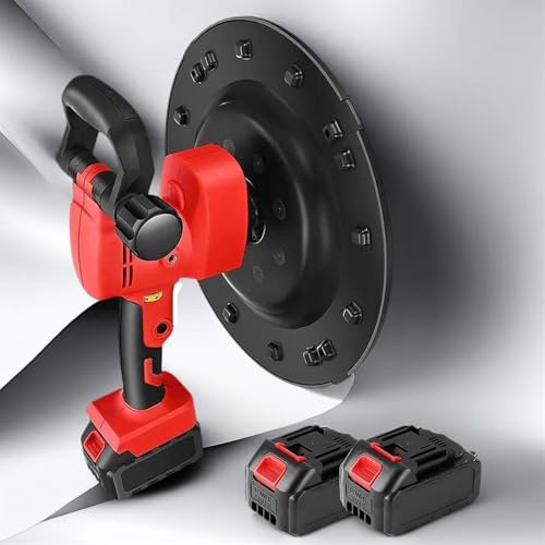 Máquina pulidora eléctrica for alisar paredes con llana, 3800 W/60 Hz, kit for pulidora de paredes con llana, mortero de cemento y hormigón, pulidora de paredes ajustable de 6 velocidades