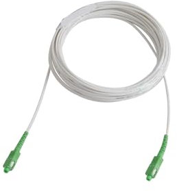 LZZYFPX Cavo in Fibra Ottica APC SC a SC Cavo di prolunga for Interni monomodale Ottico a 1 Nucleo Simple x Convert Patch Cord 3M/5M/10M/15M/20M/30M(3M)