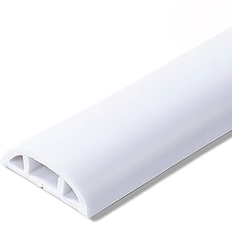 WEKONUMEX Cable Trunking Kit, Speaker Wire Hider,for Wall Mount TV Cables Cover Wire Trunk(White,L10m*W3cm)