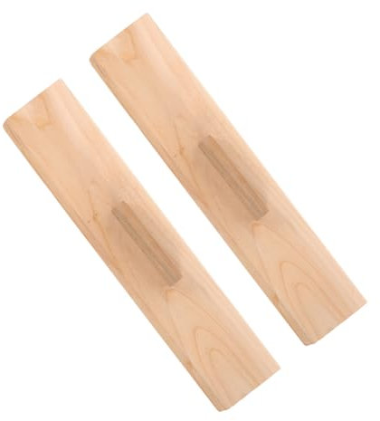 VICASKY 2stücke Holzbrett Zum Falten Von Steppdecken Schnelles Faltbrett Für Kleidung Aus Holz Mit Griff Praktisches Quiltzubehör Für Erwachsene Und Camping