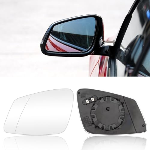 Altsbaos 1PCS Kompatibel mit BMW 1 2 3 4 5 6 7er i3 X1 Spiegelglas Links | Ersatzspiegel Beheizbar F20 F21 F22 F23 F45 F46 F30 F31 F32 F33 F34 F36 F48 F10 F11 F12 F13 F01 F02 F04 F06 F07 Spiegel