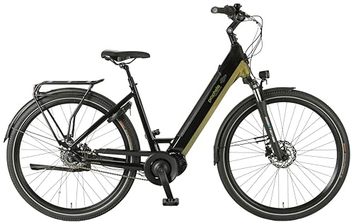 Prophete GENIESSER 6.0 E-Bike Wave 28, schwarz/silbergrün