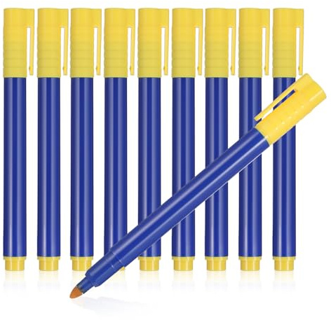 OSALADI 10 Pcs Money Pen with Fade-Resistant Ink Blue Marker Pens for Banknote Verification and -counterfeiting Multipurpose Currency Checker for Businesses and Individuals