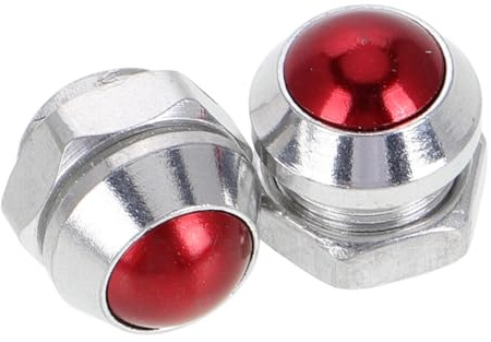 HOMSFOU Pièces de Rechange Fiables en Acier Inoxydable pour Limitation de Pression Lot de 2 Soupapes de Sécurité Rouges Faciles à Utiliser et Pratiques pour Autocuiseur Cuisine