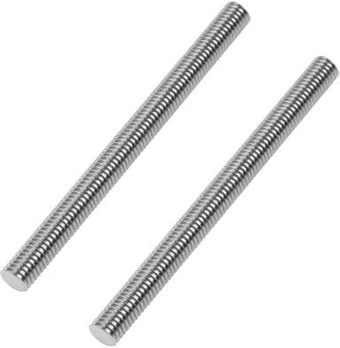 Uxney Barra Filettata M12 x 100 mm in Acciaio Inox AISI 304 Antiruggine, per Elettronica, Modellismo, Riparazioni e Progetti Fai da te (2 Pezzi)