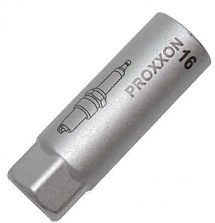 PROXXON 23550 Zündkerzen Nuss mit TPR Einlage 16mm Antrieb 10mm(3/8)