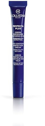 Collistar Perfecta Plus Contorno Occhi, Crema con Pigmenti Cromo-Correttori, Correttiva, Liftante e Ristrutturante contro Occhiaie e Piccole Rughe, per Tutti i Tipi di Pelle, 15 ml