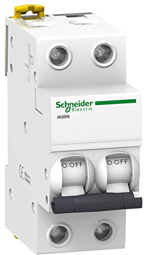 Schneider Electric A9K17232 Interruptor Automático Magnetotérmico, Ik60N, 2P, 32 A, Curva C