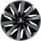 Sparco Set 4 copricerchi 15' pollici copriruota auto Lazio SPC1591BKGR nero grigio