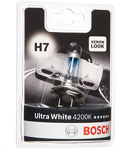Bosch H7 Ultra White Fahrzeuglampe 12V 55W PX26d (1 Stück)