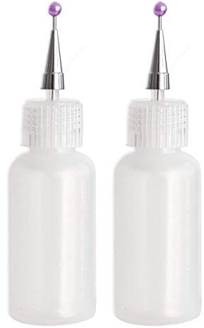 Crafter's Companion CC-TOOLGLUEAP2 Fine Tip Glue Applicator (2PC), White, One Size