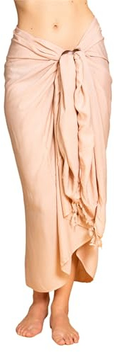 PANASIAM Sarong uni beige, 190x116cm