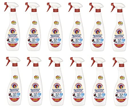 12x Chante Clair Sgrassatore Universale Disinfettante Universal Degreaser Disinfectant Superpotent Degreaser Cleaner 600ml