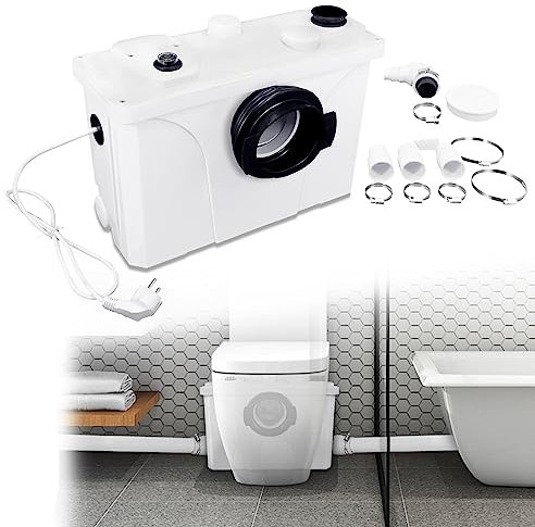 JOIEYOU 700W Hebeanlage Schmutzwasserpumpe Fäkalienpumpe Haushaltspumpe Sanitär Fäkalienhebeanlage Kleinhebeanlage Dusche Küche Waschtisch