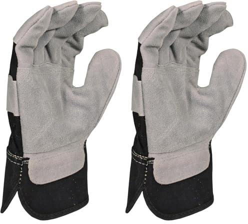 DEWALT DPG41L Men - Rigger Gloves Large, Black/Yellow, L Pack of 2 UK