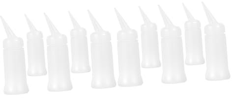 minkissy 10pcs Large Capacity Plastic Spray Bottle for Hair Salon Refillable Water Sprayer Continuous Spray Function for Travel and Hair Dye Application