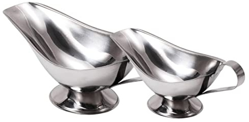 Zerodeko 2pcs Dipping Sauce Cup Sauce Dispenser for Restaurant Kitchen Black Gravy Boats Handle for Bowls and Condiment Boats
