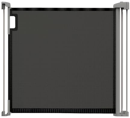 Ingenuity Thruway Serie 52W - Puerta retráctil para bebé con Malla Plegable, Puerta de Escalera para bebés y Perros, se Adapta a Aberturas de hasta 52 Pulgadas de Ancho, 30 Pulgadas de Alto, Puerta