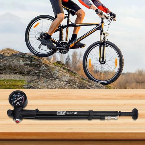 Pompa ammortizzatore per bicicletta, pompa a forcella anteriore da 300 psi, con valvola di sfiato a pulsante, pompa per forcella anteriore per bicicletta, ammortizzatore,