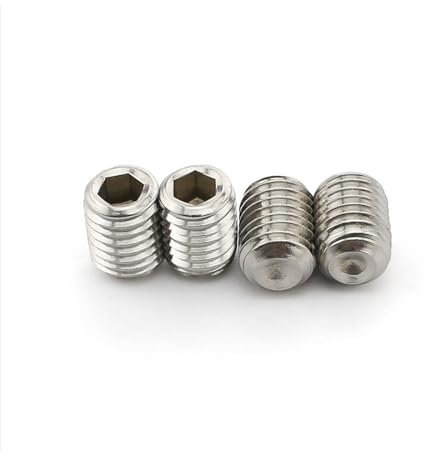 10/20/50 Stück M1.6 M2 M2.5 M3 M4 M5 M6 M8 Edelstahl 304 Grad Innensechskant Stellschrauben Madenschraube(2mm,M8 10pcs)