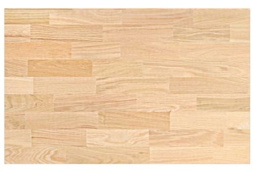 vidaXL Küchenarbeitsplatte 100x63,5x2,7 cm Massivholz Eiche Rechteckig