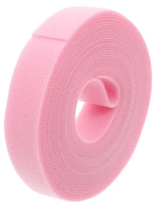 Klett Kabelbinder 1 Rolle Rosa Polyester zur Kabelführung | Kabelschutz und Kabelorganisator, Organisiert Leitungen, Hält Kabel Sicher