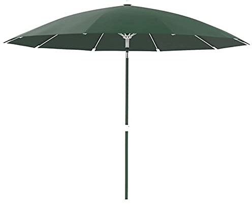 Parasol en aluminium, parasol d'extérieur inclinable, parasol de cour résistant au vent, parasol de plage résistant aux UV, utilisé dans les villas, les balcons et les jardins, sans socle, beige