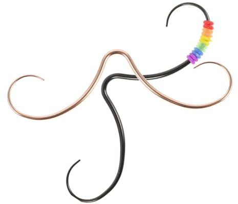 FRCOLOR 3 Series Joyería Para El Tabique Nasal Aro Nasal De Acero Inoxidable Aro Nasal De Titanio Piercing Para El Tabique Nasal Piercing Para El Tabique Nasal Con Bigote 2 piezas x 3