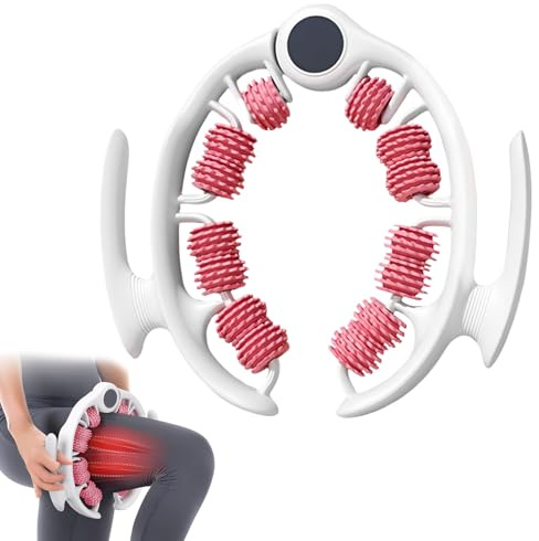 LORESJOY Bein Massage Roller, 360°-Abdeckung Anti Cellulite Gerät Massage Massagegerät Massageroller Roller, Massageroller Beinmuskel, Fussmassagegerät für Beine, Glutee, Arme und Bauch, Abnehmbar