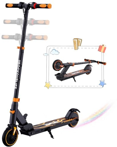 E-Scooter Kinder (8-12-16 Jahre) - Faltbarer Elektroroller für Kinder - Max Reichweite 16 KM - Max. 20 KM/H - Geschenk für Kinder und Jugendliche