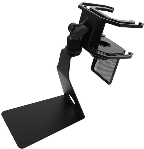 Alasum Microphone Shock Mount Mic Holder Stand Adjustable for Livestreaming Podcast Recording Metal Microphone Support Clip Holder