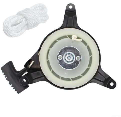 Disco di avviamento a strappo per motori, set da 2 pezzi con corda di ricambio, compatibile S420P, meccanismo a fune efficiente, costruzione affidabile per la cura del prato esterno