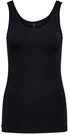 ONLY NOS Damen 15095808 Top, per Pack Schwarz (Black Black), 34 (Herstellergröße: XS)