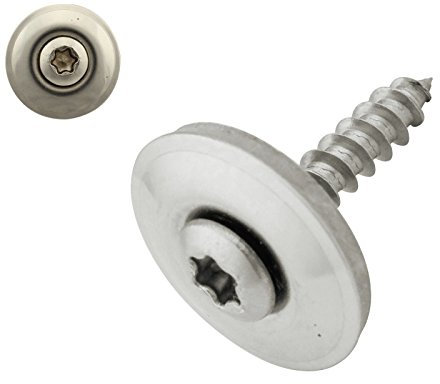 100 Stück Spenglerschrauben mit EPDM Dichtscheibe - 20 mm - Innensechsrund TX - 4,5x20 mm DIN7995 Edelstahl A2 V2A - SC-Normteile