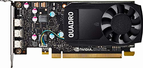 HP Carte graphique NVIDIA Quadro P400 2 Go - Cartes graphiques (2 Go, GDDR5, 64 bit, 5120 x 2880 pixels, PCI Express 3.0)