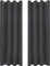 Utopia Bedding Blackout Curtains Grommet Thermal 2 Panels Drapes [Grey, 46 x 72 Inches] Sound Insulated Curtain for Bedroom and Living Room (117x183 cm)