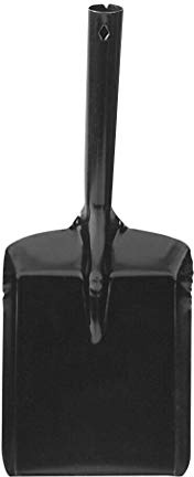 Black Metal Fireplace Coal Ash Shovel Dustpan Animal Pet Feed Scoop (5 Shovel)