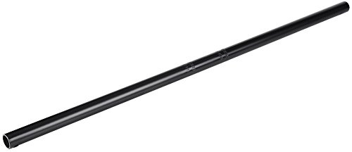 Dioche Motorcycle Handlebar, 22MM Motorcycle Retro Flat Handlebar Straight Handle Bar (Black)