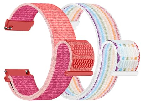 LYYLTX Nylon Fabric Uhrenarmbänder 20mm/22mm Armband für Herren Damen Ersatzband Schnellverschluss Smartwatch Sport Uhren Ersatzarmband Einstellbares Soft Breathable Watch Strap