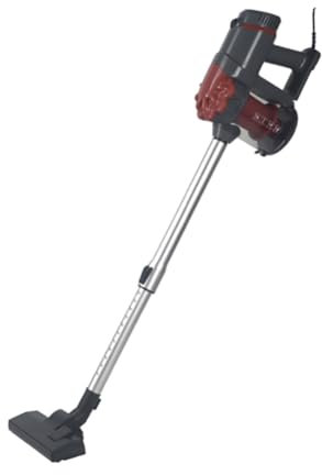 PYRAMIDEA Scopa Elettrica con Filo Aspirapolvere senza Sacco Potenza 800W con Filtro HEPA Colore Rosso AS08HOME