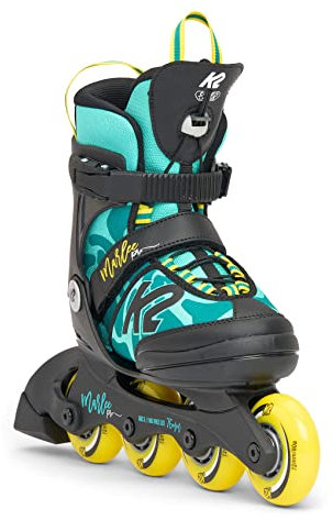 K2 Skates Mädchen Inline Skates Marlee PRO, Green - Yellow, 30H0500.1.1.L