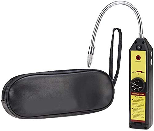 Samnuerly Kit de Detector de Fugas de freón refrigerante para el hogar, portátil CFCs HCFCs HFCs Refrigerante Fugas halógenas Detección de Fugas de Gas Probador Comprobador Duradero
