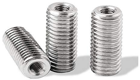 Ankerbolzen, Kupplungsmuttern, 5 Stück, 304 Edelstahl, Adapterverbindungsschraube, innere und äußere Schraubverbindungsmutter, M4, M5, M6, M8, M10, M12, M14, M16 (Größe: M12 x M8 x 13) ( Size : M12xM8