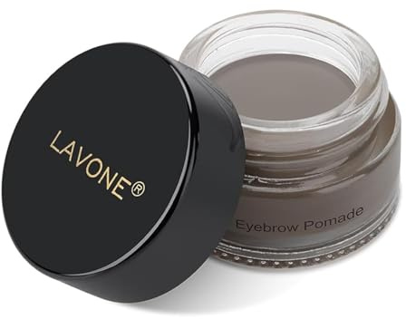 Eyebrow Pomade - Waterproof Brow Pomade for Long-lasting Results,Smudge Proof and Sweat Resistant Formula,Natural Eyebrow Makeup for All Skin Types and Tones - Gray