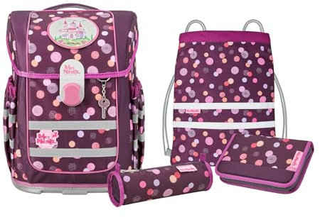 McNeill Schulranzen Ergo Perfecto Schoolbag Set 5-teilig Ruby violett