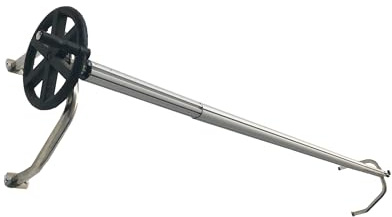 International Pool Protection Enrollador de Cubierta de Piscina para Pared. Ajustable hasta 5,5m con Tubo de 80mm. Comodo Y FACIL DEMONTAR