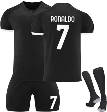 Fußball Trikot Nr.7, Hause/Auswärts 7 Fußball Trikot für Kinder Erwachsener, Nr.7 Fussball Trikot Shorts Socken für Jungen Herren